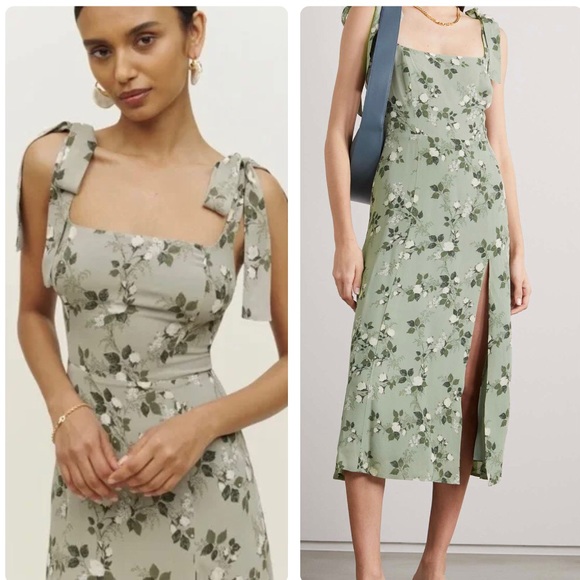 Reformation Dresses & Skirts - Reformation Verde Twilight Midi Dress 4
